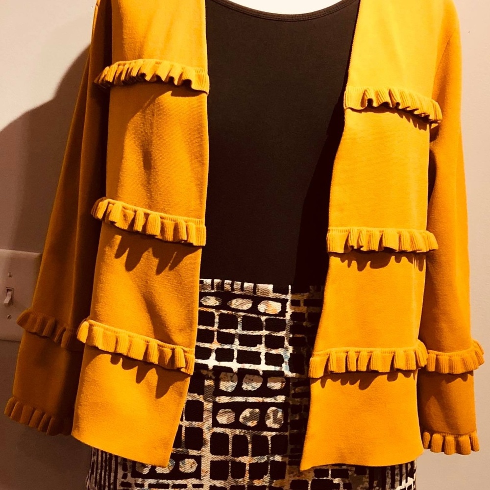 Golden Ruffle Jacket